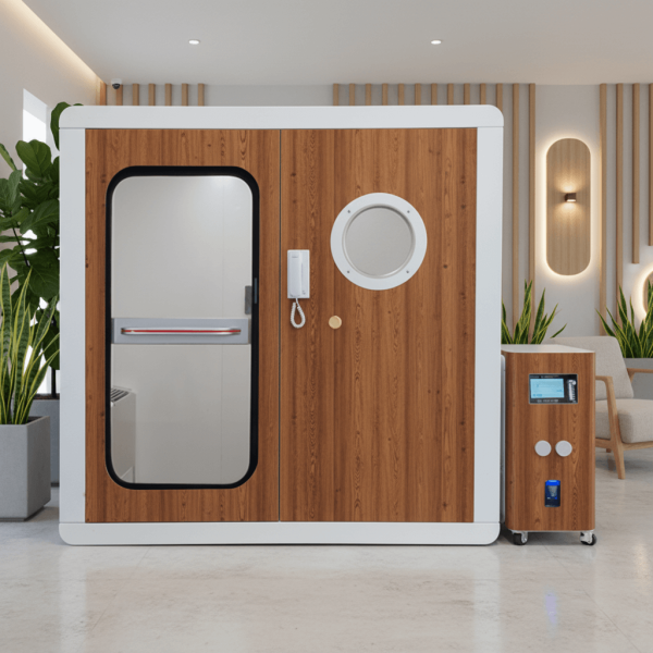 wood grain hyperbaric chamber