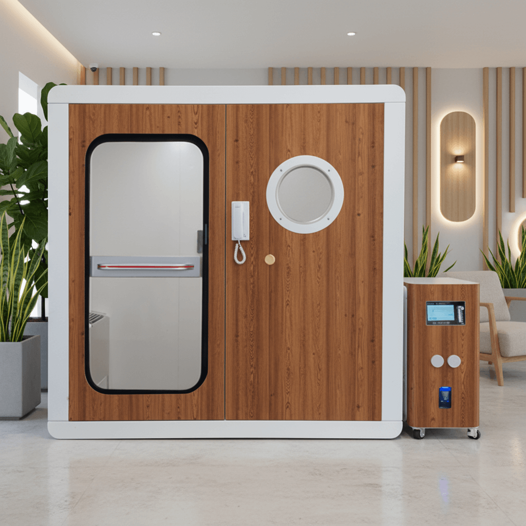 wood grain hyperbaric chamber