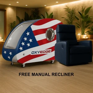 Customized American Flag Customized OxyEdge Hyperbaric Chamber
