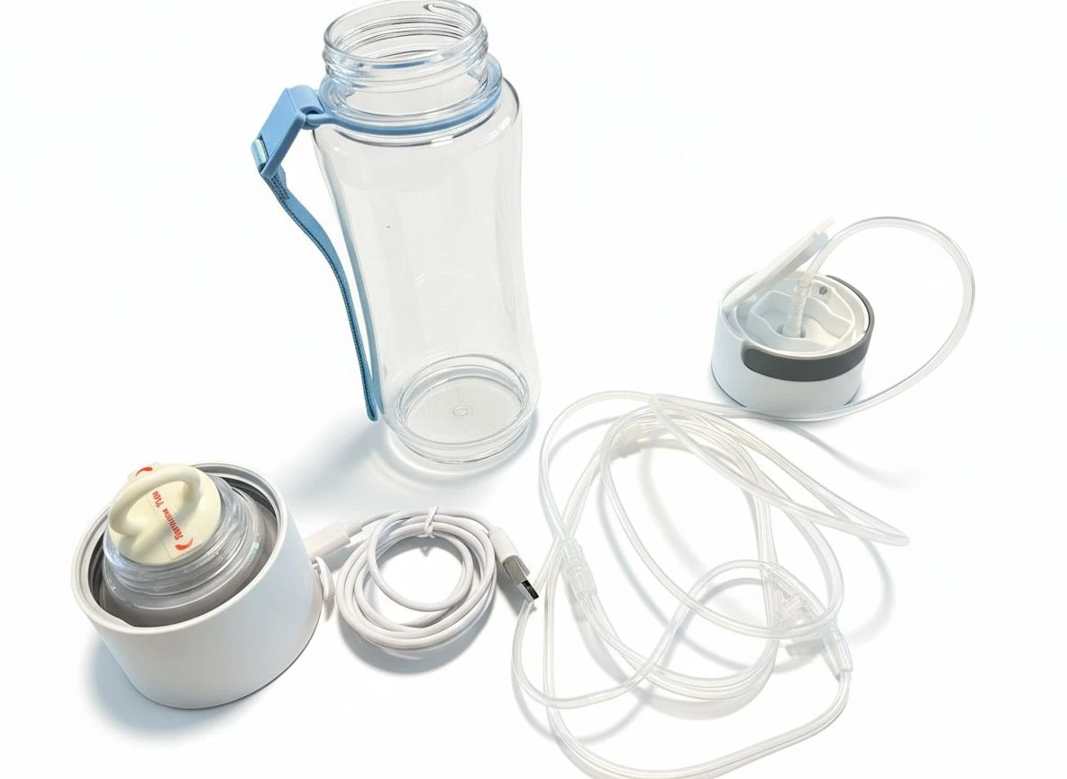 OxyEdge Hydrogen Pro Bottle all pieces