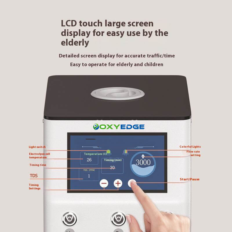 High-Output H2 + O2 Home Generator LCD